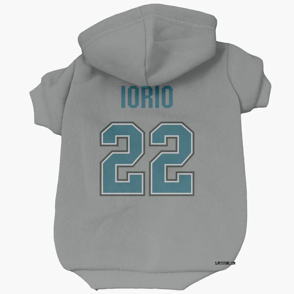 San Jose Sharks Vincent Iorio Gray Pet Hoodie for Dog & Cat